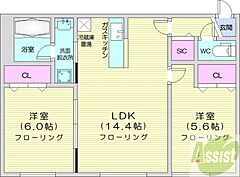 物件の間取り
