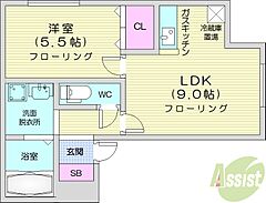 物件の間取り