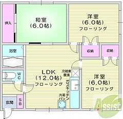 物件の間取り