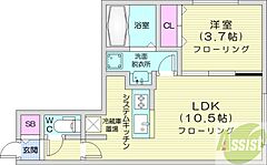 物件の間取り