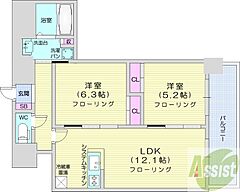 物件の間取り