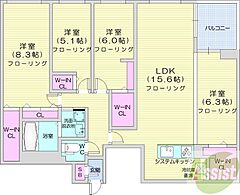 物件の間取り