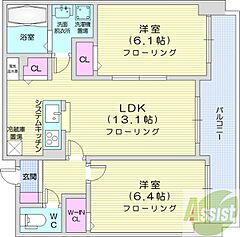物件の間取り