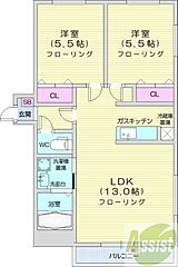 物件の間取り