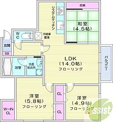 物件の間取り