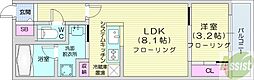 SーRESIDENCE医大南altier 1LDKの間取図画像