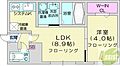 フィオーレ山鼻1階4.4万円