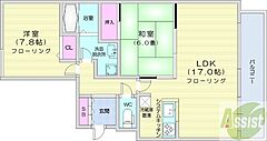 物件の間取り