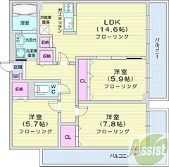 物件の間取り
