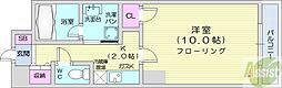 クレール北10条 1Kの間取図画像