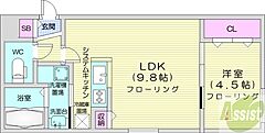 物件の間取り