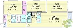K-セレクション.ステラ 3LDKの間取図画像