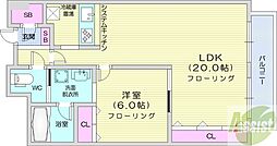 トネックス 1LDKの間取図画像
