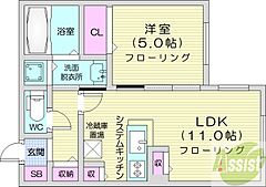 物件の間取り