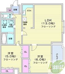 物件の間取り