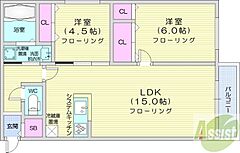 物件の間取り