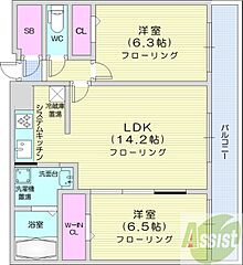 物件の間取り