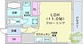 デュオヴェール6階5.1万円