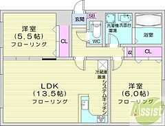 物件の間取り
