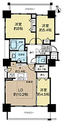 間取図画像 3LDK