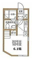 ＨＣＨオールブルー入江 102 ｜ 神奈川県横浜市神奈川区入江１丁目4-1（賃貸アパート1R・1階・18.04㎡） その2