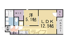 Ｔｅｌｚｏ　Ｐａｌａｚｚｏ．Ａｒｇｉｎｅ 1階1LDKの間取り