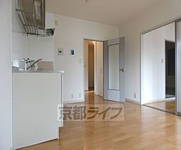 京都市営烏丸線 北山駅 徒歩9分の賃貸アパート 2階2DKのリビング/ダイニング