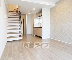 JR東海道・山陽本線 京都駅 徒歩10分の賃貸マンション 5階1LDKのリビング/ダイニング