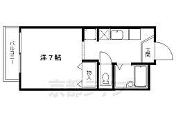 アーバン　ソレイユ 2階1Kの間取り