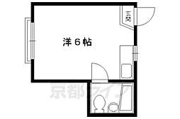 メゾンフェニックス 1階ワンルームの間取り
