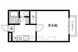 Ｓｈａｒｉａ　Ｋｉｔａｙａｍａ 1階1Kの間取り
