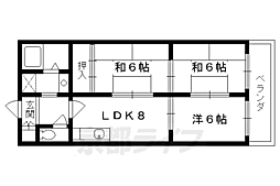 ハイムフロイデン一乗寺 3LDKの間取図画像