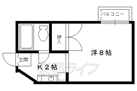 グラン・デスペランス 102 ｜ 京都府京都市左京区下鴨泉川町（賃貸マンション1K・1階・21.15㎡） その2