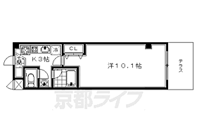 京都府京都市南区東九条中御霊町（賃貸マンション1K・1階・27.07㎡） その2