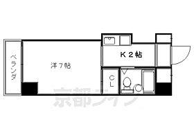 シャンブル伊川 103 ｜ 京都府京都市左京区一乗寺地蔵本町（賃貸マンション1K・1階・23.63㎡） その2