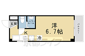 京都府京都市東山区泉涌寺雀ケ森町（賃貸マンション1K・4階・18.62㎡） その2