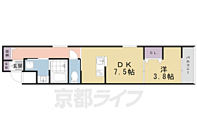 京都府京都市南区四ツ塚町（賃貸マンション1DK・1階・34.04㎡） その2