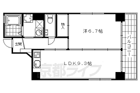 京都府京都市下京区中野之町（賃貸マンション1LDK・4階・39.94㎡） その2