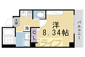 ウイングス千本丸太町 303 ｜ 京都府京都市上京区小山町（賃貸マンション1K・3階・24.72㎡） その2