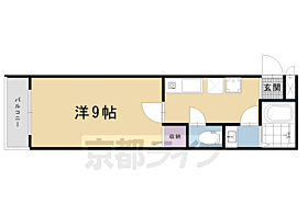 京都府京都市東山区本町9丁目（賃貸アパート1K・2階・25.46㎡） その2