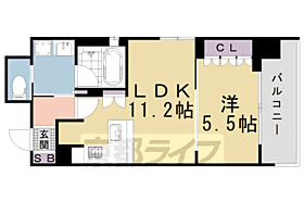 リーガル京都西陣II 405 ｜ 京都府京都市上京区寺之内竪町（賃貸マンション1LDK・4階・43.24㎡） その2