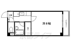 コスモハイツ下柳 102 ｜ 京都府京都市左京区田中下柳町（賃貸マンション1K・1階・21.92㎡） その2