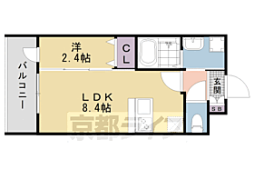 京都府京都市南区吉祥院池ノ内町（賃貸マンション1LDK・2階・33.19㎡） その2