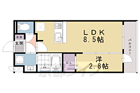 京都府京都市南区東九条北松ノ木町（賃貸マンション1LDK・2階・28.88㎡） その2