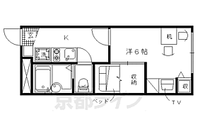 レオパレスグローバルIII 201 ｜ 京都府京都市上京区井田町（賃貸アパート1K・2階・19.87㎡） その2