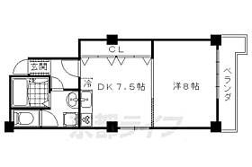 京都府京都市上京区高徳寺町（賃貸マンション1DK・3階・29.16㎡） その2