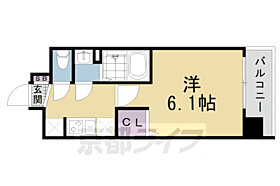 京都府京都市南区上鳥羽勧進橋町（賃貸マンション1K・6階・21.17㎡） その2