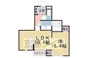 京都府京都市南区久世築山町（賃貸アパート1LDK・2階・41.64㎡） その2