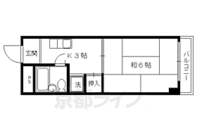 ランドハウス洛北 301 ｜ 京都府京都市左京区一乗寺向畑町（賃貸マンション1K・3階・22.47㎡） その2