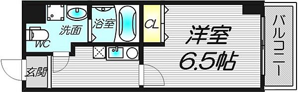 アリバあみだ池 801｜大阪府大阪市西区立売堀３丁目(賃貸マンション1K・8階・21.90㎡)の写真 その2